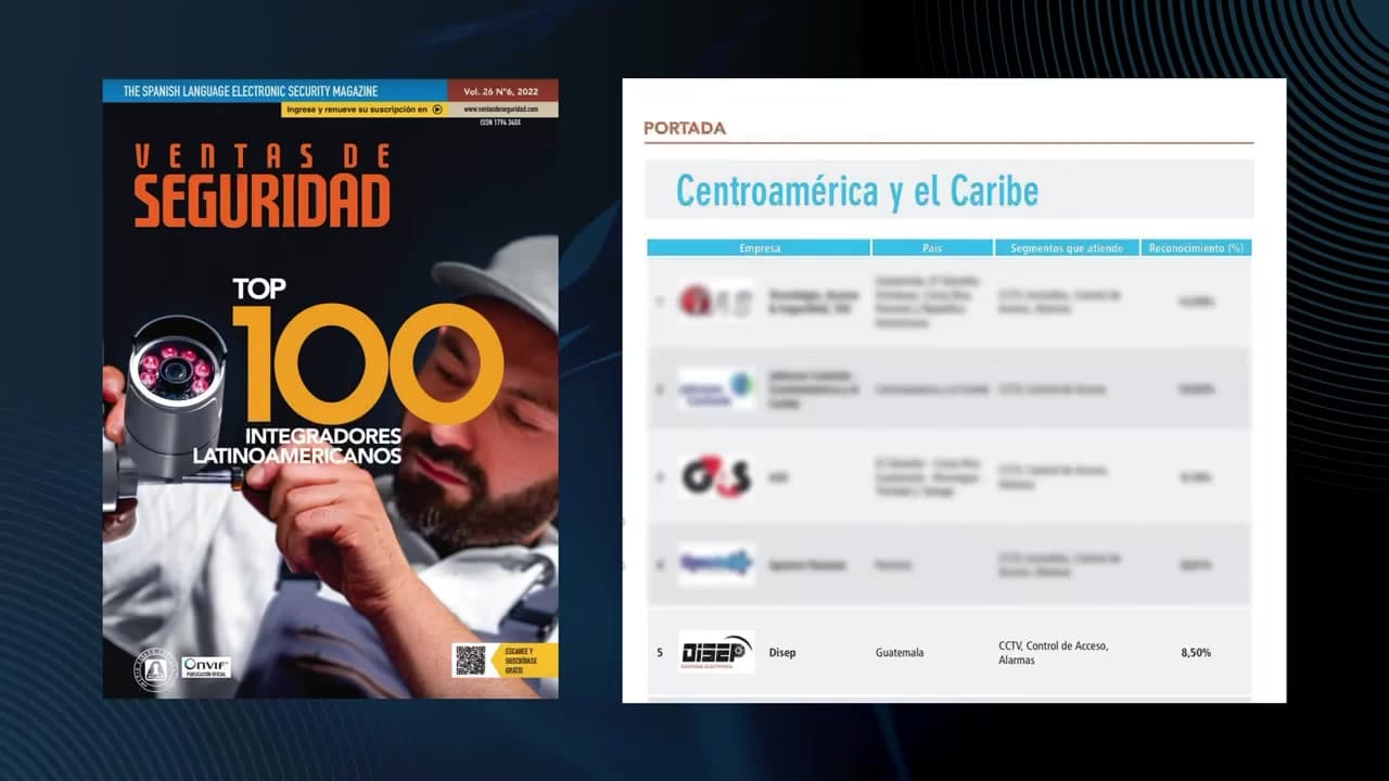 Portada de la revista Ventas de Seguridad con el ranking Top 100 Integradores 2022