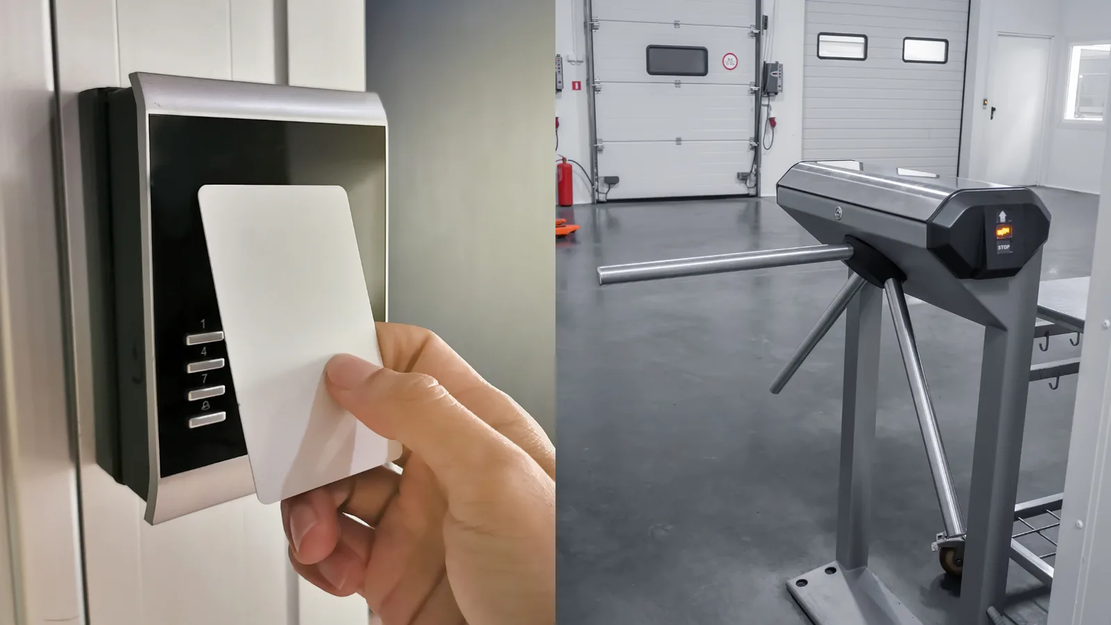 Sistema de control de acceso biométrico instalado por DISEP